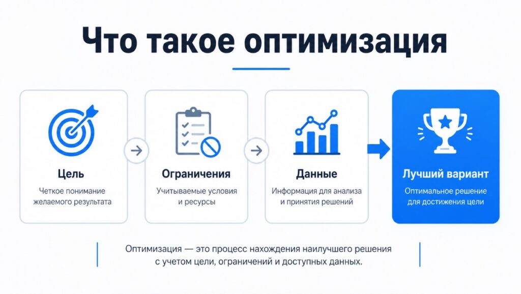 Что такое оптимизация простыми словами